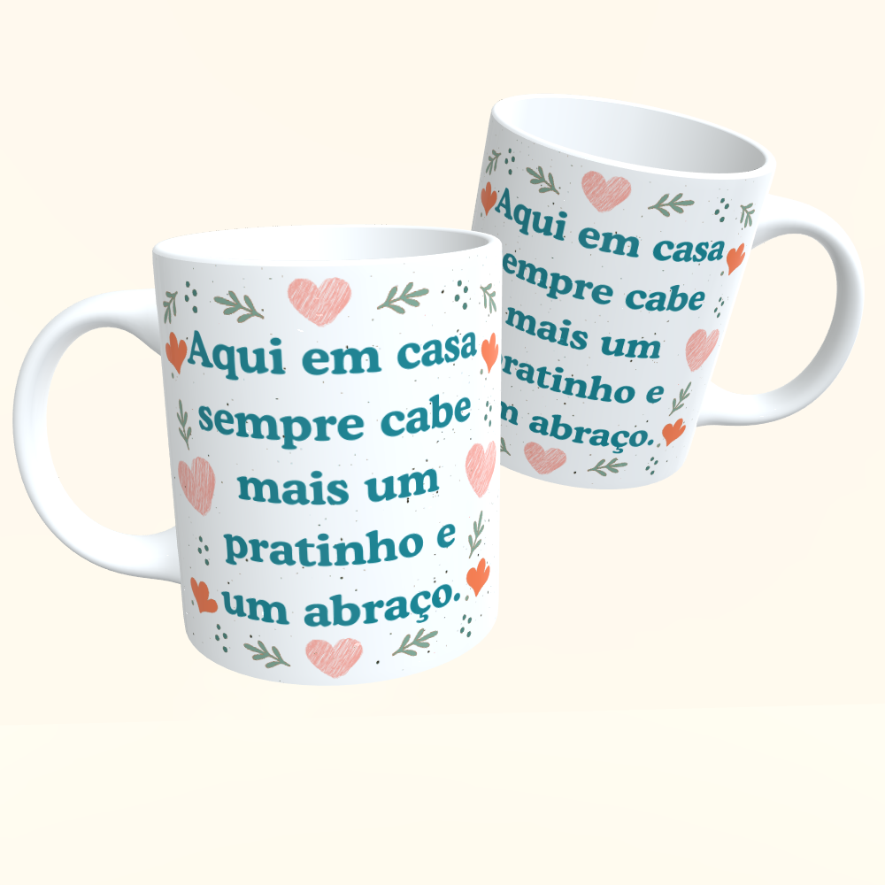 Caneca de Cerâmica Casa da Vó